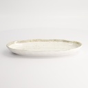 Melamine Earthware Oval Plate 25.4x13x2.9cm R45110 12/24