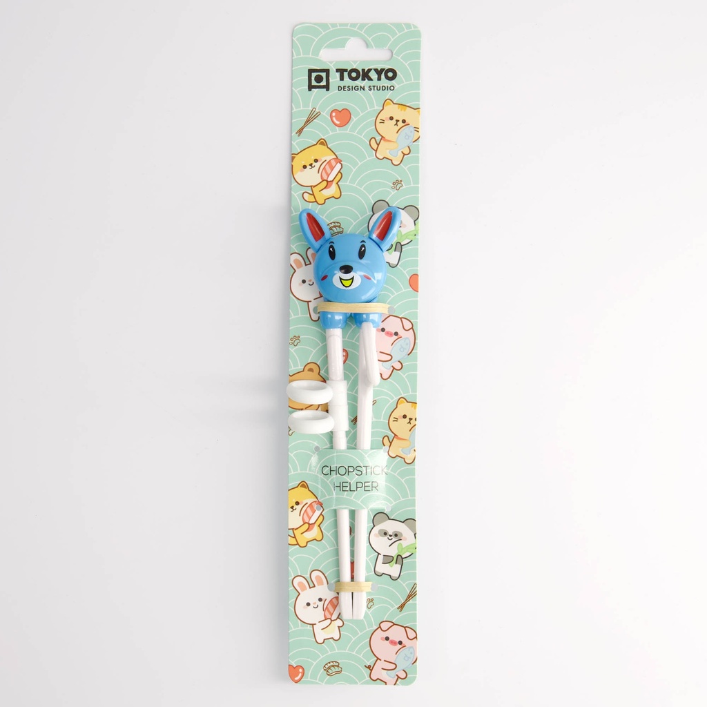 Children Chopsticks Rabbit 18cm Blue 18380 6/240