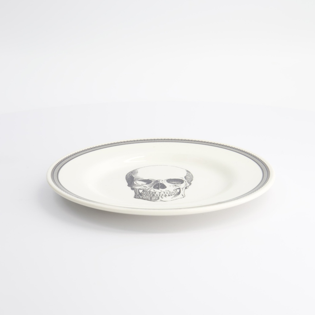 Skull Design Bald Skull Plate 21x2cm 20181 6/6