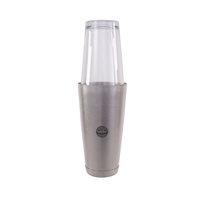 CP Vintage Boston shaker set with glass body 850ml & 473ml 520440 (N!)