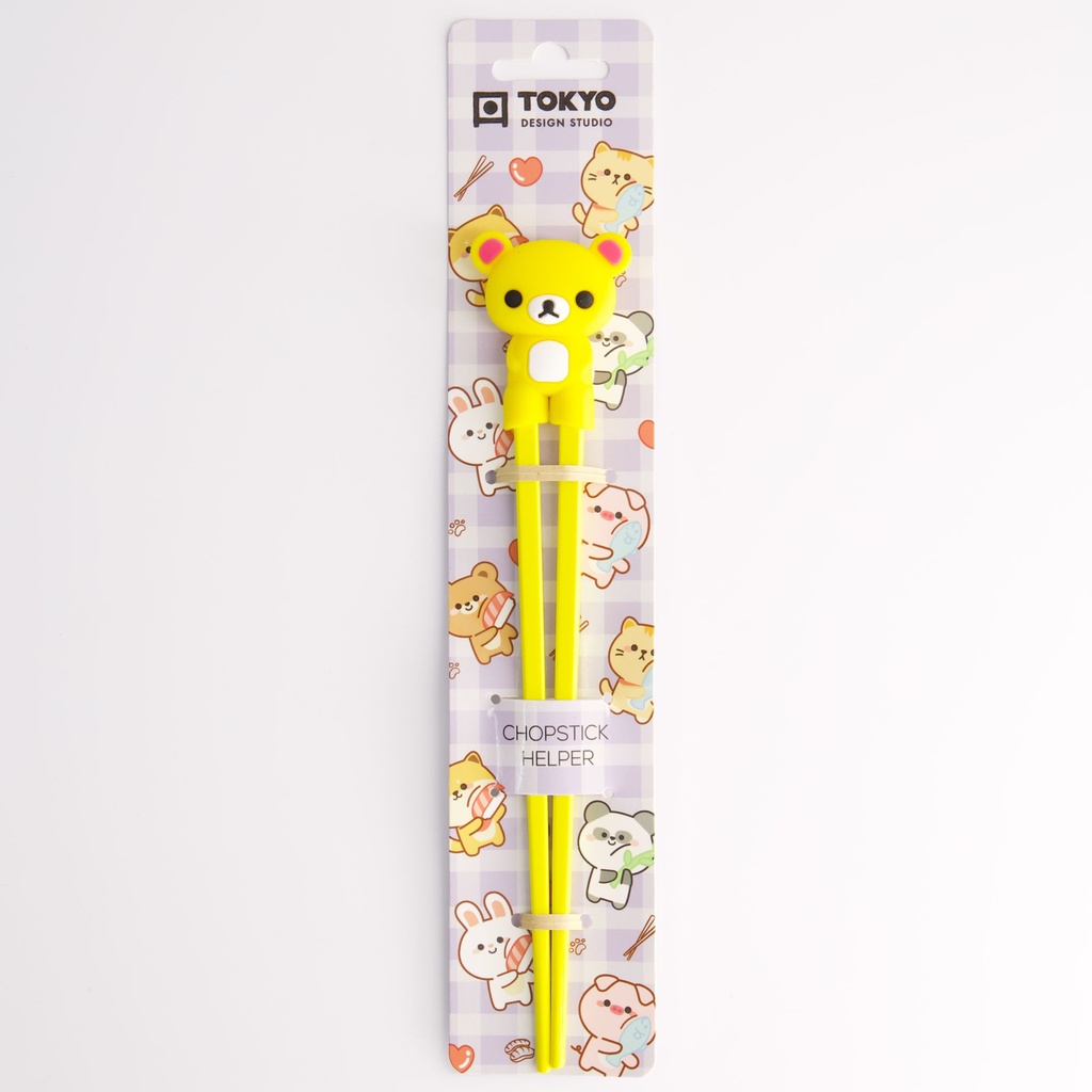Children Chopsticks Bear Yellow 22cm 20725 6/240