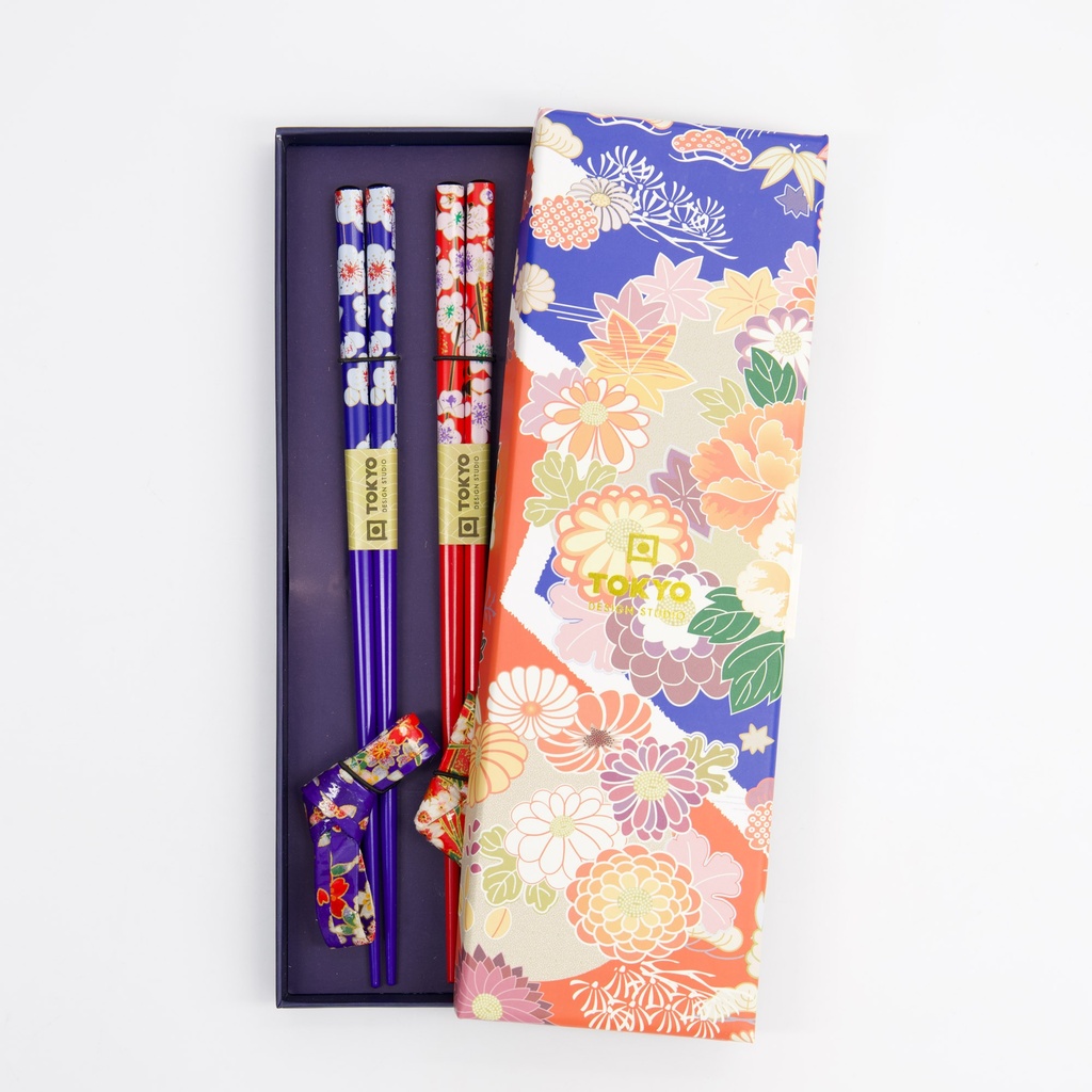 Chopstick Giftset/2 Washi Bow DJKZ-A-067 20907 1/36