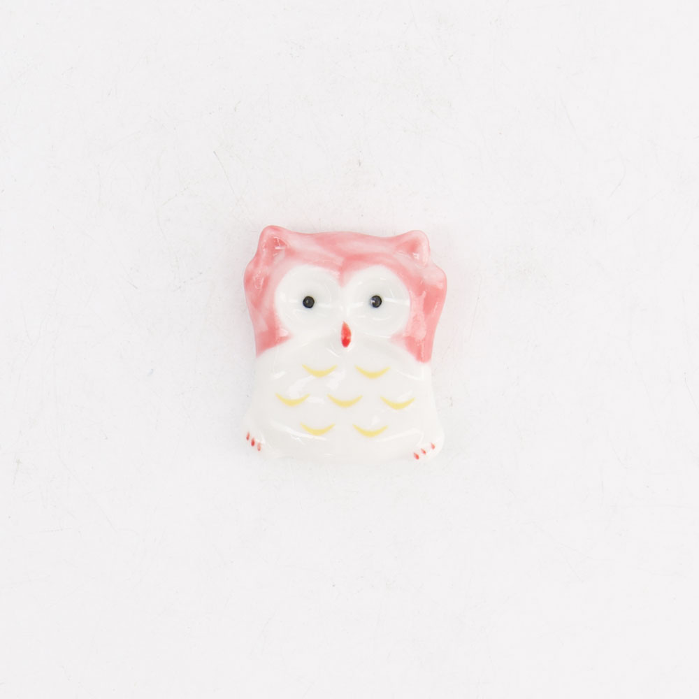 Chopsticks Rest Owl Pink D17-1 12/480