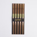 Chopstick Set/5 Stainless Steel Rose Gold 17931 10/100