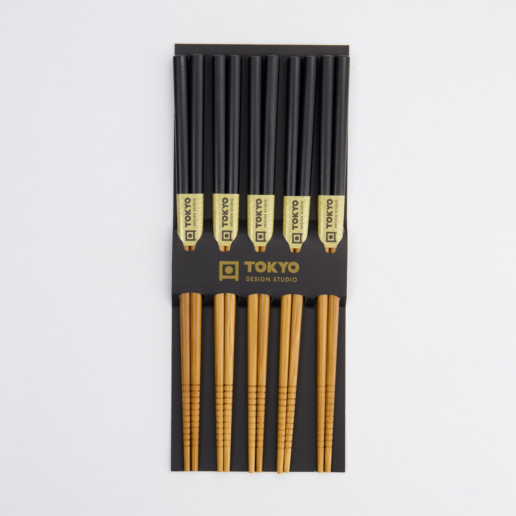 Chopstick Set/5 Black 14461 10/200