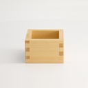 Wooden Sake Cup Masu 8.2x8.2x5cm 12207 4314 1/200