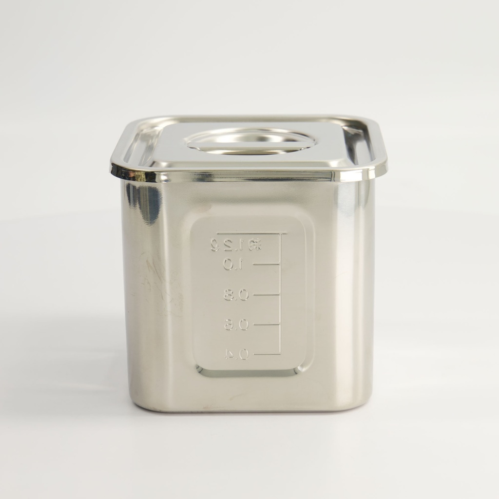 Kitchen Stainless Steel Sauce Container 1.6L 12cm 13-0078-0104 1/1