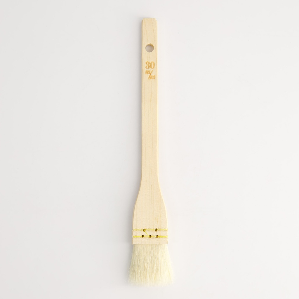 Kitchen Wooden Sauce Brush (goat hair) 30mm 13-0404-0201