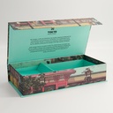 Paper Giftbox 17E 30.5x15.5x6.5cm Sushi Set 3pcs Temple Aqua 1/6