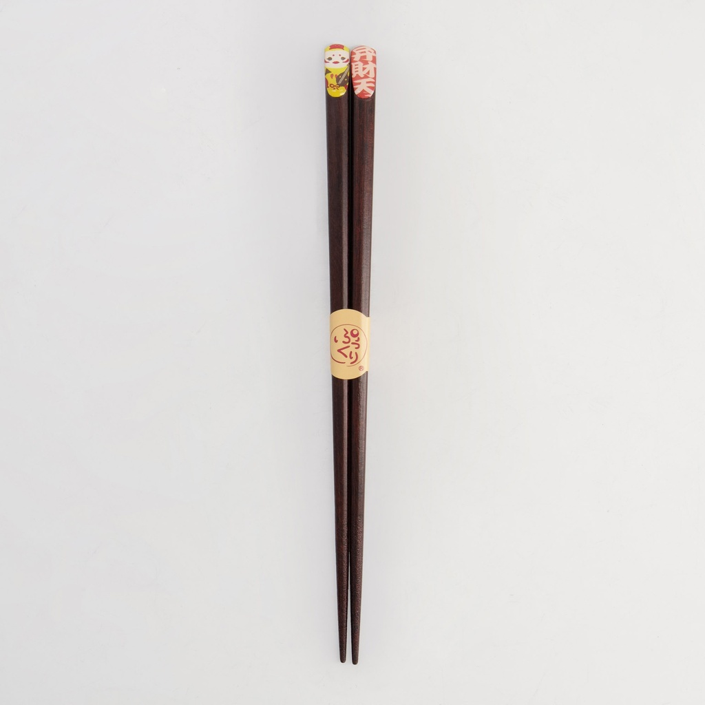 Japanese Chopstick Seven Lucky Gods Benzaiten 23cm 119472 1/10