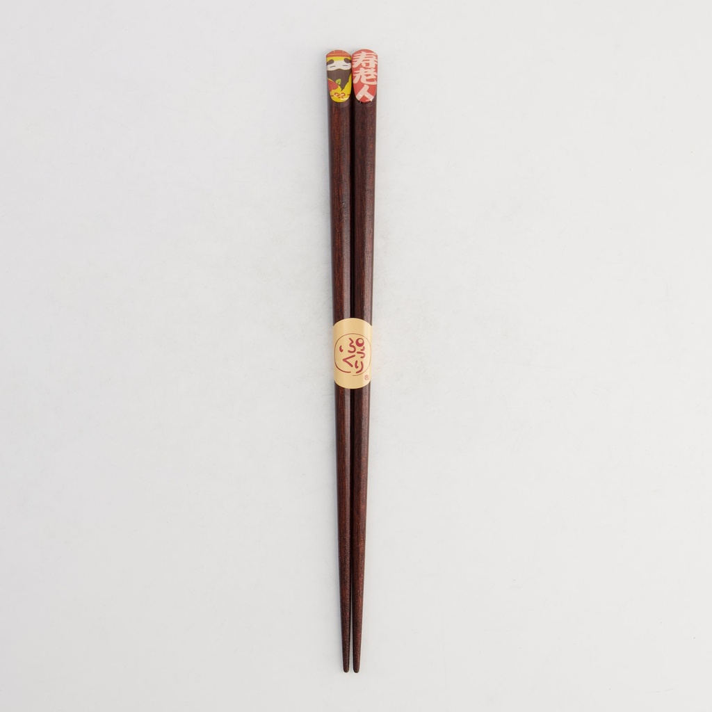 Japanese Chopstick Seven Lucky Gods Jyuroujin 23cm 119458 1/10