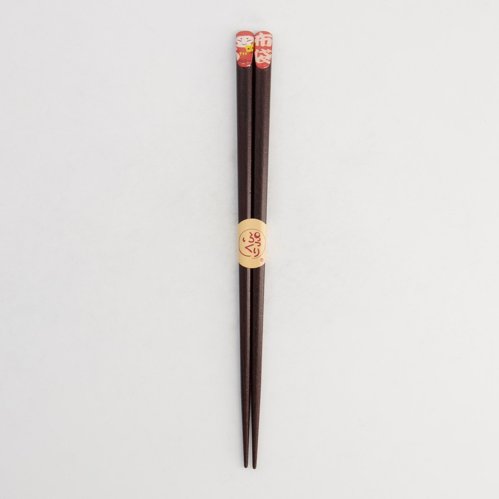 Japanese Chopstick Seven Lukcy Gods Hotei 23cm 119441 1/10