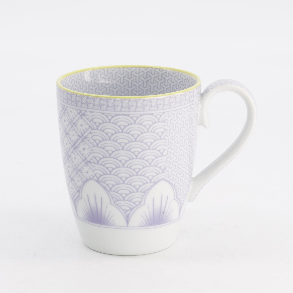 Lily Flower Mug 8.8x10.5cm 350ml Purple 6/24
