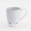 Lily Flower Mug 8.8x10.5cm 350ml Purple 6/24