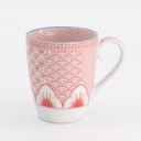 Lily Flower Mug 8.8x10.5cm 350ml Red 6/24