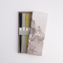 Chopstick Giftset/4 Acrylic Brown DJ-C-202 1/100