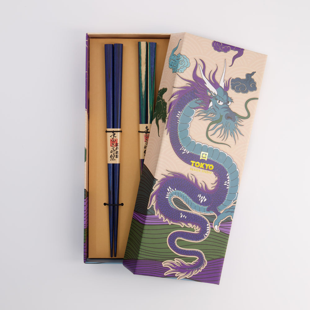Chopstick Giftset/2 Dragon DJ-C-102 1/50