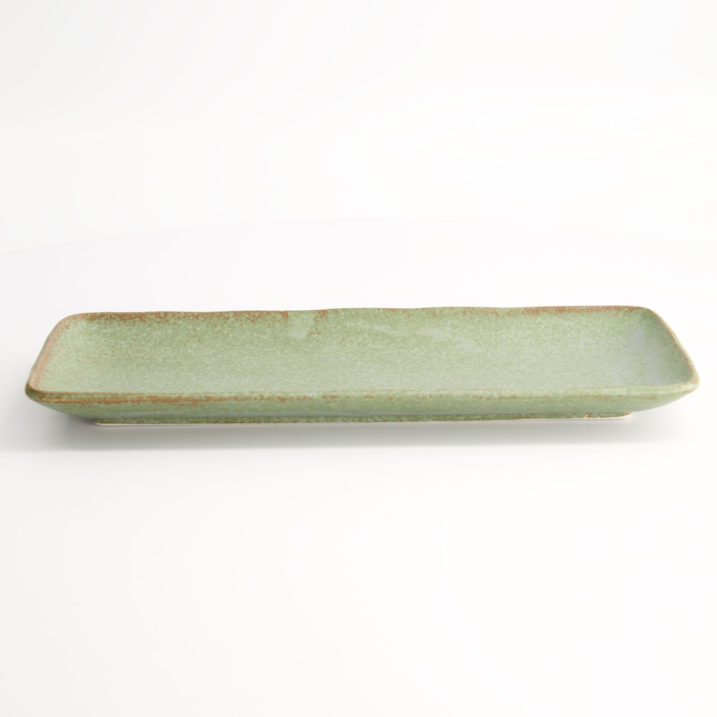 Vert Sauge Plate 29.8x12.3x2.7cm 21561 6/48