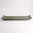 Mino Craft Rectangular Plate Wabi Uguisu 41x13x3cm FK-SW2306 3/27