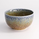 Minoyaki Reef Blue Tayo Bowl 12.7x7cm 550ml 40-230404-4 6/48