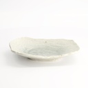Mino Craft Rectangular Plate 21x17cm White 6/48
