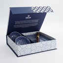 Sushi Giftset Sashiko 6pcs 20.4x13cm & 9x3.5cm E 1/6