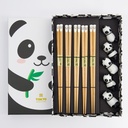 Chopstick Giftset/10 Panda Brown 22585 1/36