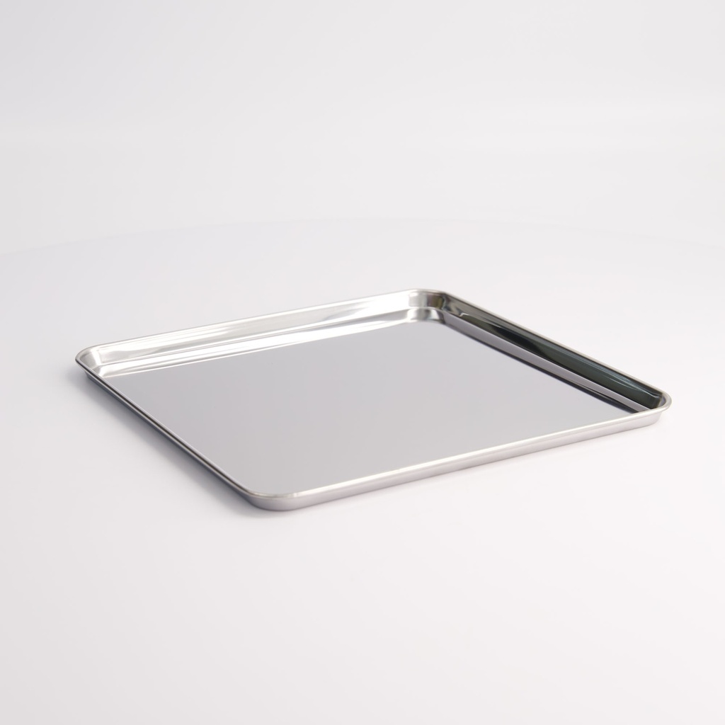 Kitchen Stainless Steel Tray 21.5x21.5x1cm 0321-459 12/120