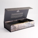 Onyx Noir Sushi Set 2pcs w/ chopsticks 28.5x12.5cm & 10x2cm 22637