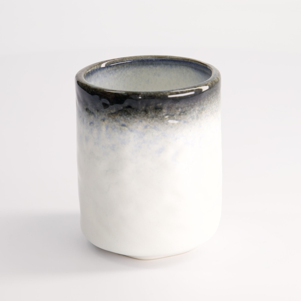 Tajimi Blue/White Cup 8.2x10cm 350ml E485-C-04048 4/48