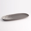 Silver Grey Mixed Plate 15.5x30.5cm A23809W673Y80 6/24