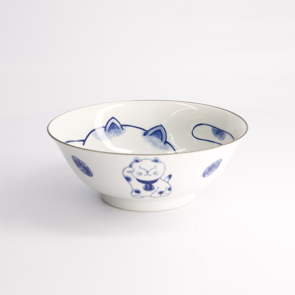 Kawaii Ramen Bowl Cat Neko 19.7x7.5cm C 21866 4/32