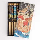 Chopstick Giftset/5 Yakuza Octopus 21871 1/100