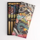 Chopstick Giftset/5 Yakuza Blue Dragon 21872 1/100
