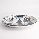 Asakusa Round Plate 25x3cm Ninja 21886 4/24