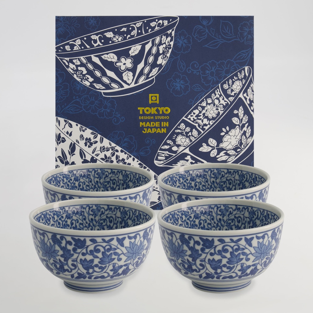 Mixed Bowls 4pcs Bowl Giftset 13.2x7.2cm 500ml 21915 1/6