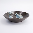 Kawaii Bowls 20.5x4.5cm Fugu Blowfish Brown 4/32