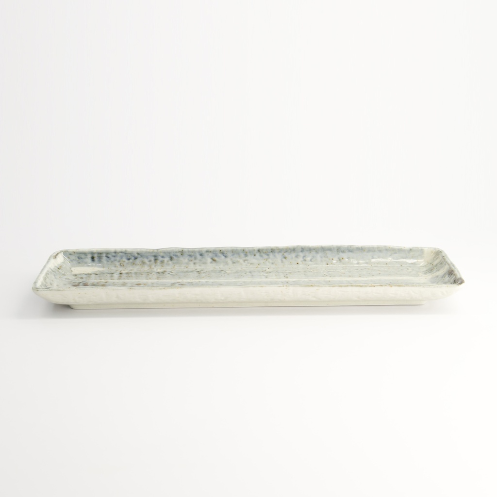 Mino Craft Rectangular Plate 33x10x2.5cm Light Blue/White 5/40