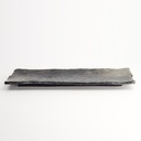 Mino Craft Rectangular Plate 33x10x2.5cm Black 21997 5/40