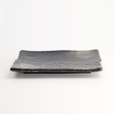 Mino Craft Plate 21x14.5x2.5cm Black 21998 6/36