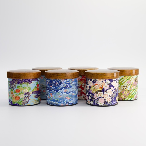 [4523] Tea Container S.S. 8.4x8.7cm 150gr Mixed Designs 1275 1/120