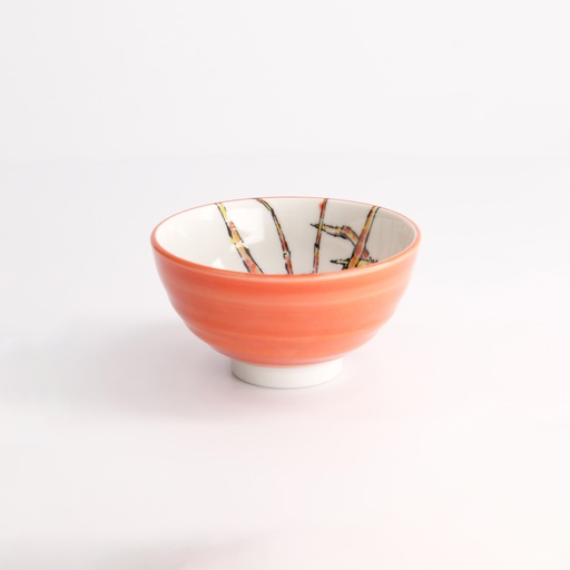 [15481] Seafood Rice Bowl 11.2x6.2cm 300ml Lobster Red LB54/E 6/96