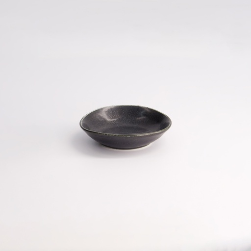 [15531] Onyx Noir Oval Sauce Dish 10x2.6cm YW-7202/BK 12/240