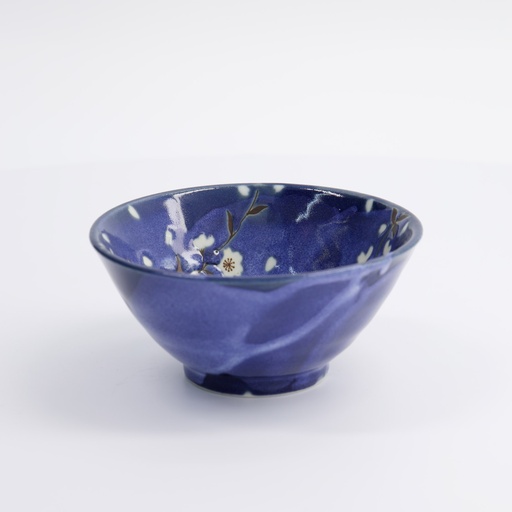 [14335] Blue Sakura Bowl 13x6cm 350ml Q549/BC 6/72