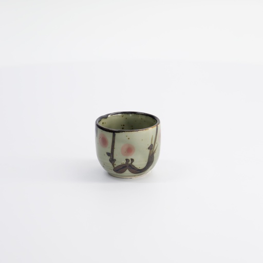 [14373] Sake Cup Green 4.8x4.5cm 50ml YW-5843 12/240