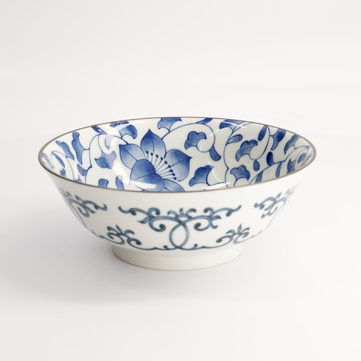 [14264] Mixed Bowls Ramen Bowl 19x7.5cm 1100ml Bellflower TH578/2  4/32