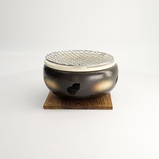 [16242] Konro Grill w/Net & Base 20x10cmh 34-29-01-SL Made in Japan 1/8