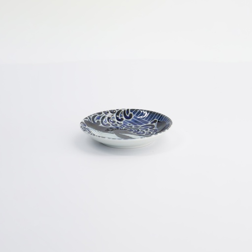[18333] Kawaii Sauce Dish Whale 10x1.9cm MU-8016 10/200