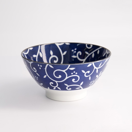 [17750] Tokyo Blue Karakusa Mixed Bowls Ramen 18x9cm 1000ml HB-9922/C 17750 4/32