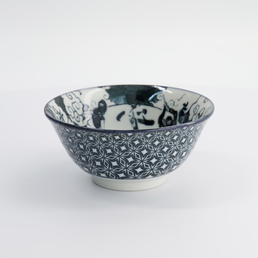 [16855] Asakusa Bowl 14.8x7cm 550ml Ninja KA-8033/B 6/48